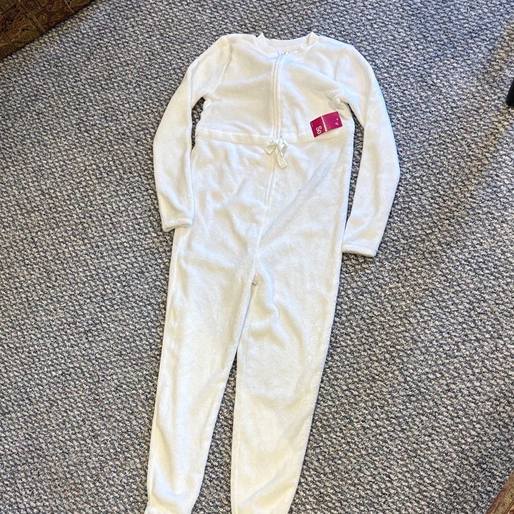SO Soft White Fleece Zip-Up